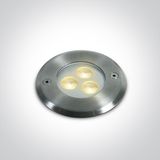3x1W LED WW SS316 IP68 RECESSED UNDERWATER 24V