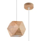 HANGING LAMP WOODY NATURAL WOOD GU10 1X40W IP20