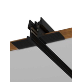 Magnetic Track 1.8 m, 2-Wire, 24V, Black, Trimless Recessed