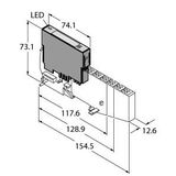 BL20 electronic module 2 Digital Outputs, 230 VAC, 0.5 A   BL20-2DO-120/230VAC-0.5A