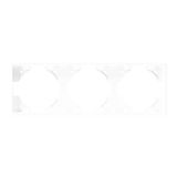 TRIPLE HORIZONTAL FRAME WHITE