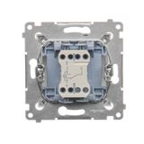 HDMI single socket, module, light gray matt, HDMI Standard: HDMI 2.1