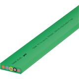 FLAT CABLE 5G10 PVC GN