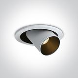 11112B/W/V WHITE COB 12W CCTV 700mA DARK LIGHT