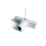 42004PJ/W WHITE P&P SUSPENDED/SURFACE T-CONNECTOR IP20