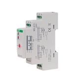 Bistable relay with timer, for DIN rail