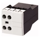 Auxiliary contact for contacter size 0-1, 1 NO 1 NC