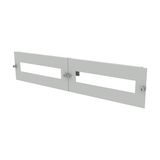 ProfiSNAP Front Plate, for enclosure width 800mm, H=150mm, with 45mm c