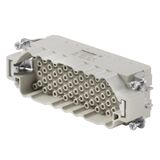 HDC insert, Male, 500 V, 16 A, Number of poles: 64, Crimp connection, Size: 8