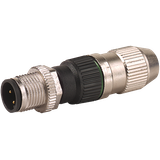 M12 male 0° A-cod. IDC 4-pol., 0.25 - 0.5mm², 4 - 5,1mm PU = 50