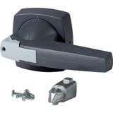 Toggle switch K3DG/P 10mm door installation gray with padlock