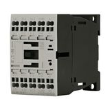 Contactor, 3 pole, 380 V 400 V 4 kW, 1 N/O, 220 V DC, DC operation, Pu