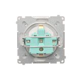 Single fiber optic socket, Inox, metallized