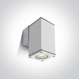 WHITE WALL GU10 10w IP54 100-240V