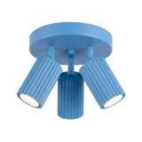 Ceiling lamp KARBON 3P azure