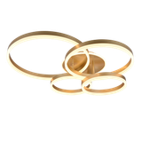 Drake LED ceiling lamp gold