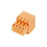 PCB plug-in connector, female plug, 3.50 mm, Number of poles: 12, 180°, Tension-clamp connection, Clamping range, max. : 1 mm², Box