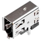 PCB connector USB jack, female header, FireWire 400, 10 Gbit/s , THT/T