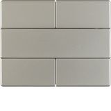 Push-button 2gang, Arsys, stainless steel, lacquered