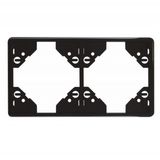 DOUBLE HORIZONTAL FRAME BLACK