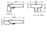 Post-top luminaires Cuvia 40 CLO (normal) Lens Anthracite ET 47W 4200lm 70 asymmetric wide (AB2L) IP66 IK09 5 SDCM 8471340