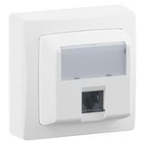 RJ45 SOCKET CAT 6 FTP WHITE