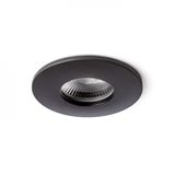 WATERBOY R matt black 230V LED 10W 40° IP65 3000K