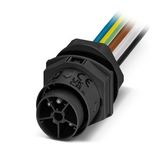 IPD W 5P2,5 M 0,5 M25 BK - Panel feed-through