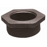 Reducer Polyamide 6 with 25 Percent Glass Fibre M50-M25 Black RAL 9005