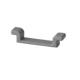 Terminal cover, dark beige, Polypropylene, Height: 37.5 mm, Width: 7 mm, Depth: 9 mm, HB