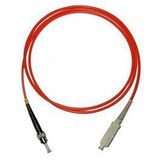 Fluke Multimode Encircled Flux compliant test reference cord (2m) for testing 50um ST terminated fibers (SC/ST)
