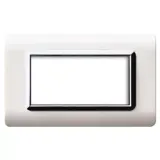 44 MOULD.PLATE WHITE CHROME FR.  4M