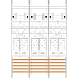 Meter field E316-HSP, 3 fields, H=1050mm, 6-eHZ, 6 HSP (E316-HSP)