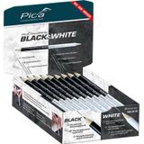 Pica 50 pieces, 546/24 Pencil Black & White