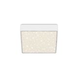 frameless LED surface light with starry decor, white, 1xLED-platine/11W