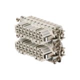 HDC insert, Female, 250 V, 16 A, Number of poles: 16, Screw connection, Size: 5