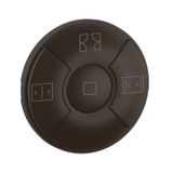 HOTEL ROOM ROLLER BLIND ROCKER BLACK