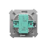 Touch panel 2 modules, Modul 1: 1 touch field, Module 2: 1 touch field, Fixing: horizontal, White pearl