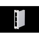 Module frame 3RU, 7HP 6 port, aluminum, unequipped