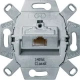 UAE socket, 8-pin shielded, Cat.6, Class E, flush-mounted module