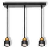 LED SPOT SECTORALPEND3XGU10GD/BK OSRAM