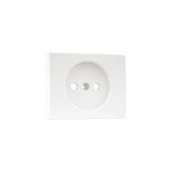 COVER PLATE F/SINGLE PHASE SOCKET WHITE