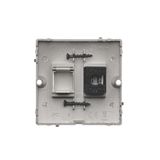 Touch panel 3 modules, Modul 1: 1 touch field, Module 2: 2 vertical touch fields, Module 3: 4 touch fields, Fixing: horizontal, Silver mist