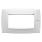 ONE PLATE - TECHNOPOLYMER - 4 MODULES - WHITE - ANTIBACTERIAL - CHORUSMART