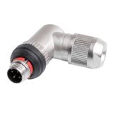 Round plug (field customisable), M12 Push-Pull, D, PUSH IN, Number of 