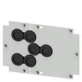 Cover connection rear 3VL4 (400 A), 3-pole, fixed mounting
