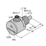 Flow Monitoring Immersion Sensor with Integrated Processor   FCS-N1/2A4-ARX-H1140