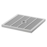 HIGH RESISTANCE GRIDDED COVER - GREY - FOR SQUARE ACCES CHAMBER 550X550X520