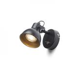 ROSITA I wall black/gold 230V LED GU10 9W