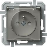 SOCKET FRENCH+COVER 2P+E 16A 250V~ TT XO 4417080